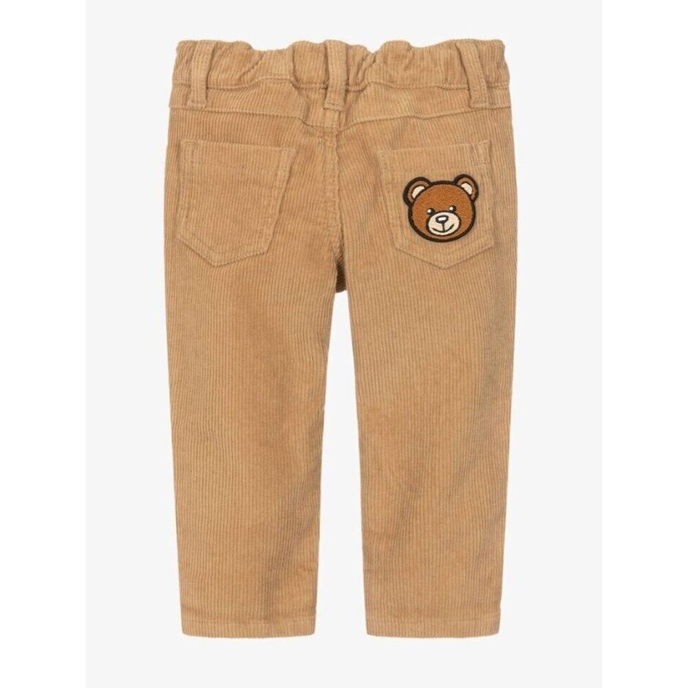 Moschino BabyBoys Beige Corduroy Trousers 6-9mos EUC!